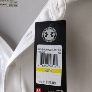 Under Armour Heatgear Loose Fit Golf Polo Men’s Size M - New With Tags